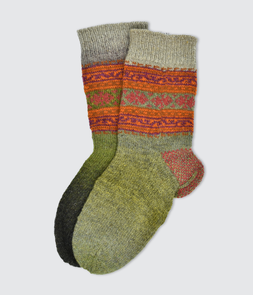 Natuurlijke wollen sokken maat 40-42
